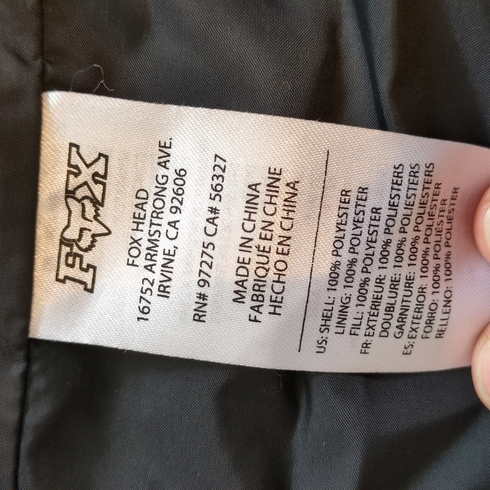 Fox women's  Puffy light quilted jacket, size M - Picture 5 of 9